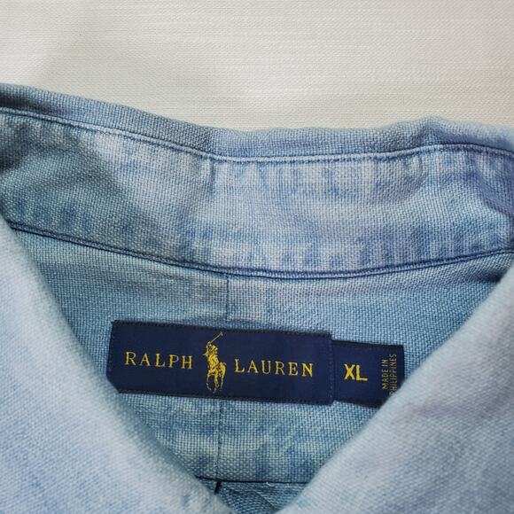 Ralph Lauren Mens Shirt- Short Sleeve Size XL - Picture 3 of 7